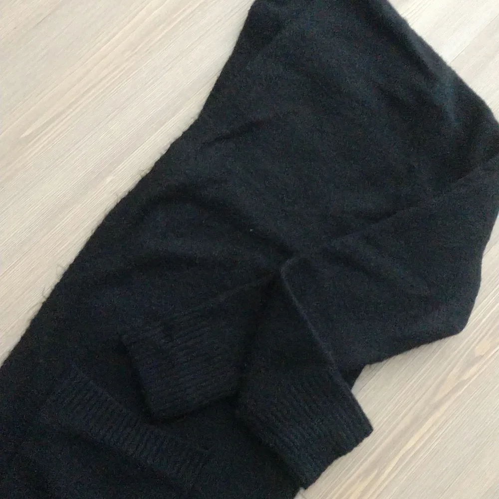 Fuzzy Open Front Sweater Double Pocket - Picture 3 of 5
